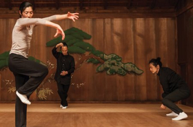 Luca Veggetti's LEFT-RIGHT-LEFT Set for Japan Society's NOH-NOW Series Image