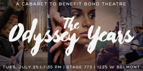 Boho Theatre Presents One-Night Only Cabaret THE ODYSSEY YEARS Image