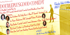 DoublePlusGood Comedy Show Announces Carefully Curated Lineup Image