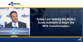 Governor Andrew Cuomo to Make State Funds Available for Subway Action Plan Image