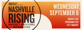 WHO KNEW Announces Nashville Rising Speaker Line Up Image