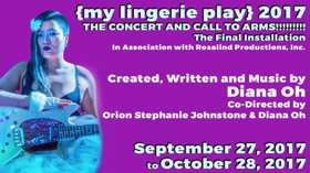 Tickets on Sale Now for {MY LINGERIE PLAY} at Rattlestick Playwrights Theater Image