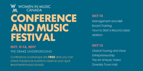 Women in Music Canada Conference and Music Festival Hits Toronto this Week Image
