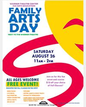 Warner Theatre Center for Arts Education to Host FAMILY ARTS DAY Image