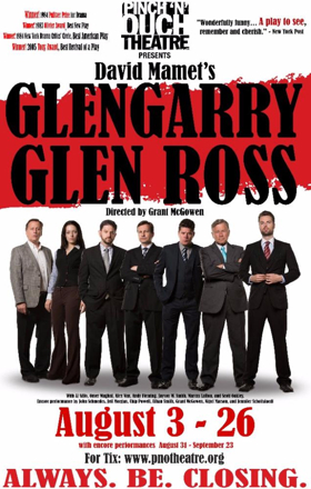 Pinch 'N' Ouch to Present GLENGARRY GLEN ROSS Image
