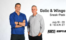 ESPN Radio to Debut GOLIC & WINGO Morning Drive Show This November  Image