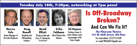 TRU to Host 'Is Off-Broadway Broken?' Panel This Month Image