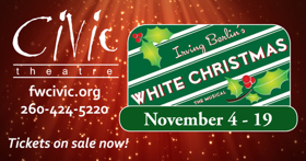 WHITE CHRISTMAS Opens at Civic Theatre 11/4 Image