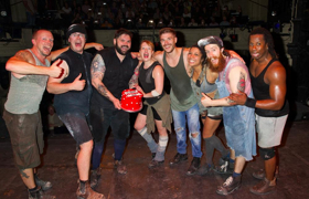 STOMP Cast and Audience Celebrate 15th Birthday in London with Cake Image