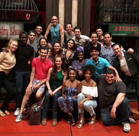 Pop Star Selena Gomez Visits A BRONX TALE on Broadway Image