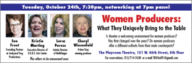 TRU to Host October Panel on Women Producers Image