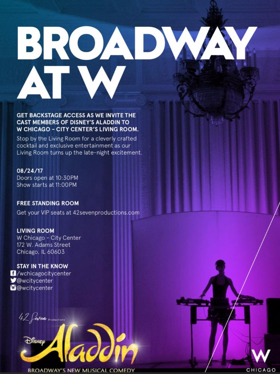 ALADDIN Stars to Perform at Broadway At W Chicago - City Center This Week Image