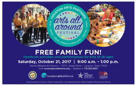 Houston Arts Partners to Host Inaugural ARTS ALL AROUND Festival This Fall Image