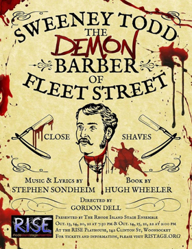 The RISE Playhouse Presents SWEENEY TODD: THE DEMON BARBER OF FLEET STREET Image