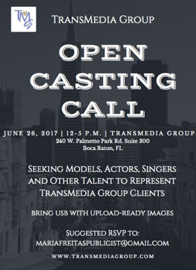 TransMedia Group to Hold Open Castings Image