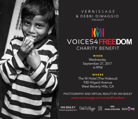 VERNISSAGE Hosts First Annual VOICES4FREEDOM Charity Benefit, 9/27 Image