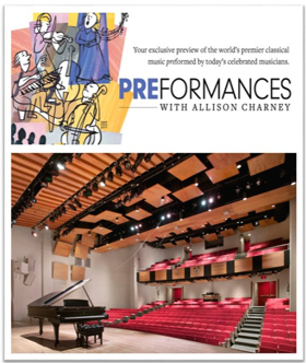 PREformances with Allison Charney Launches Season Nine at Merkin Concert Hall at Kaufman Music Center Image