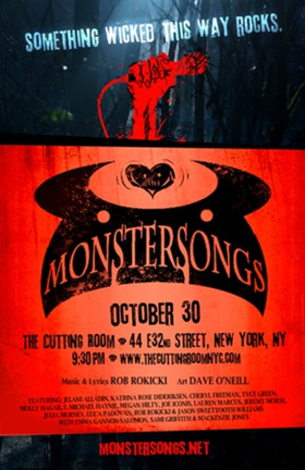 Graphic Novel Rock Album MONSTERSONGS Out Today Image
