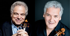 Renowned Violinists Itzhak Perlman and Pinchas Zukerman to Perform at NJPAC This Fall 