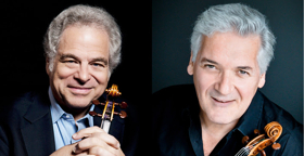 Renowned Violinists Itzhak Perlman and Pinchas Zukerman to Perform at NJPAC This Fall Image