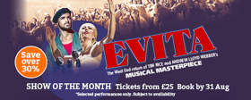 Show of the Month: Find Great Ticket Deals On EVITA In The West End Image