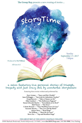 The Group Rep's STORYTIME Lineup Set for September Image