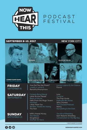 LeVar Burton and More Join Lineup for 2017 NOW HEAR THIS Podcast Festival Image