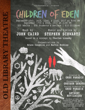 CHILDREN OF EDEN Comes to Old Library Theatre Image