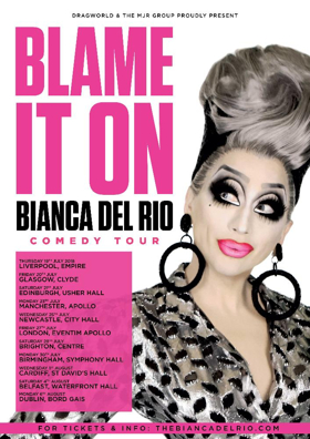 Bianca Del Rio Returns to the UK with BLAME IT ON Tour in July 2018 Image