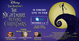 Original Stars Danny Elfman, Catherine O'Hara and Ken Page to Perform Live at THE NIGHTMARE BEFORE CHRISTMAS Screening in Brooklyn Image