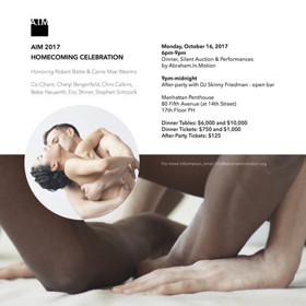 Abraham.In.Motion 2017 Homecoming Gala to Honor Robert Battle & Carrie Mae Weems; Brenda Braxton to Host! Image