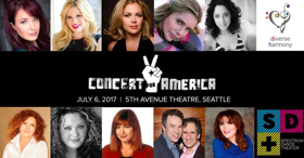 Sierra Boggess, Megan Hilty, Dinah Manoff, and More Perform in CONCERT FOR AMERICA at The 5th Avenue Theatre Today Image