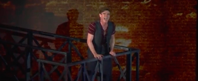 VIDEO: Jay Armstrong Johnson Belts 'Santa Fe' in NEWSIES at The Muny Video
