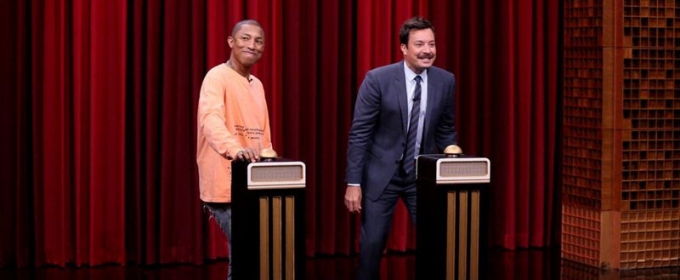 VIDEO: Pharrell Williams Takes 'Name That Song' Challenge on TONIGHT Video