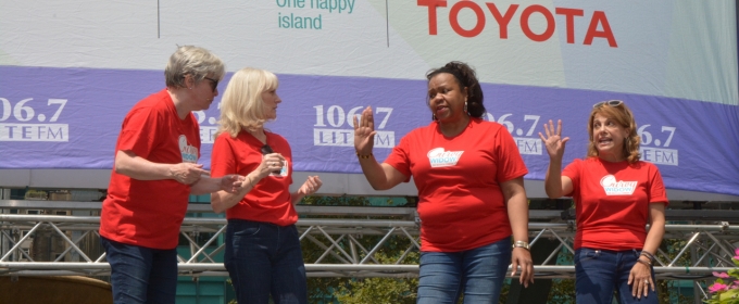 TV: CURVY WIDOW Makes a Match at Broadway in Bryant Park! Video