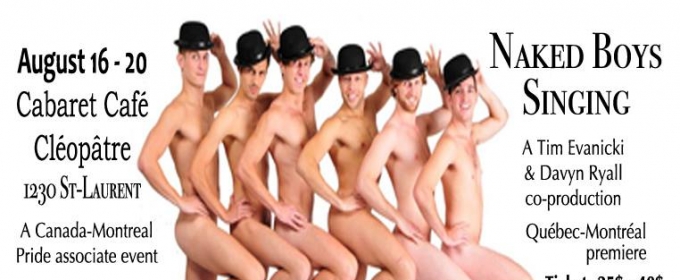 BWW Previews: NAKED BOYS SINGING at Cabaret Café Cléopâtre