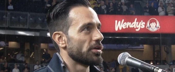 VIDEO: Broadway's Ramin Karimloo Performs National Anthem at Yankees Game Video