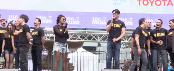 TV: A BRONX TALE Brings Belmont Avenue to Bryant Park! Video