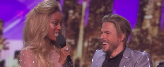 VIDEO: Derek Hough Sneaks In to Light Balance's Epic Performance on AMERICA'S GOT… Video