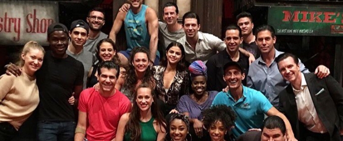 Pop Star Selena Gomez Visits A BRONX TALE on Broadway Video