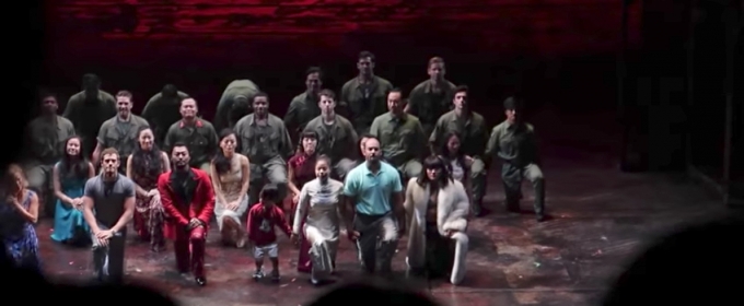 VIDEO: Broadway's MISS SAIGON Cast Takes a Knee in Solidarity with NFL Players Video