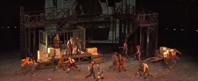 VIDEO: They're Major News! Watch Highlights From The Muny's NEWSIES Video