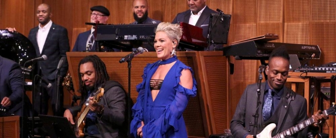 VIDEO: Pink Sings #FallSongs Versions of Classic Tunes on TONIGHT SHOW Video