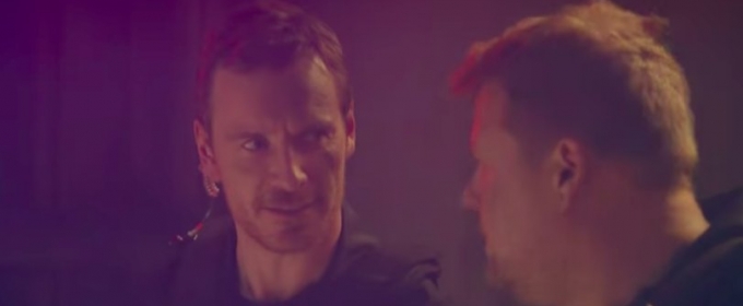 VIDEO: Michael Fassbender & James Corden Are Bumbling SWAT Team Members on Late… Video