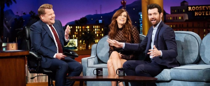 VIDEO: Billy Eichner & Riley Keough Visit LATE LATE SHOW Video