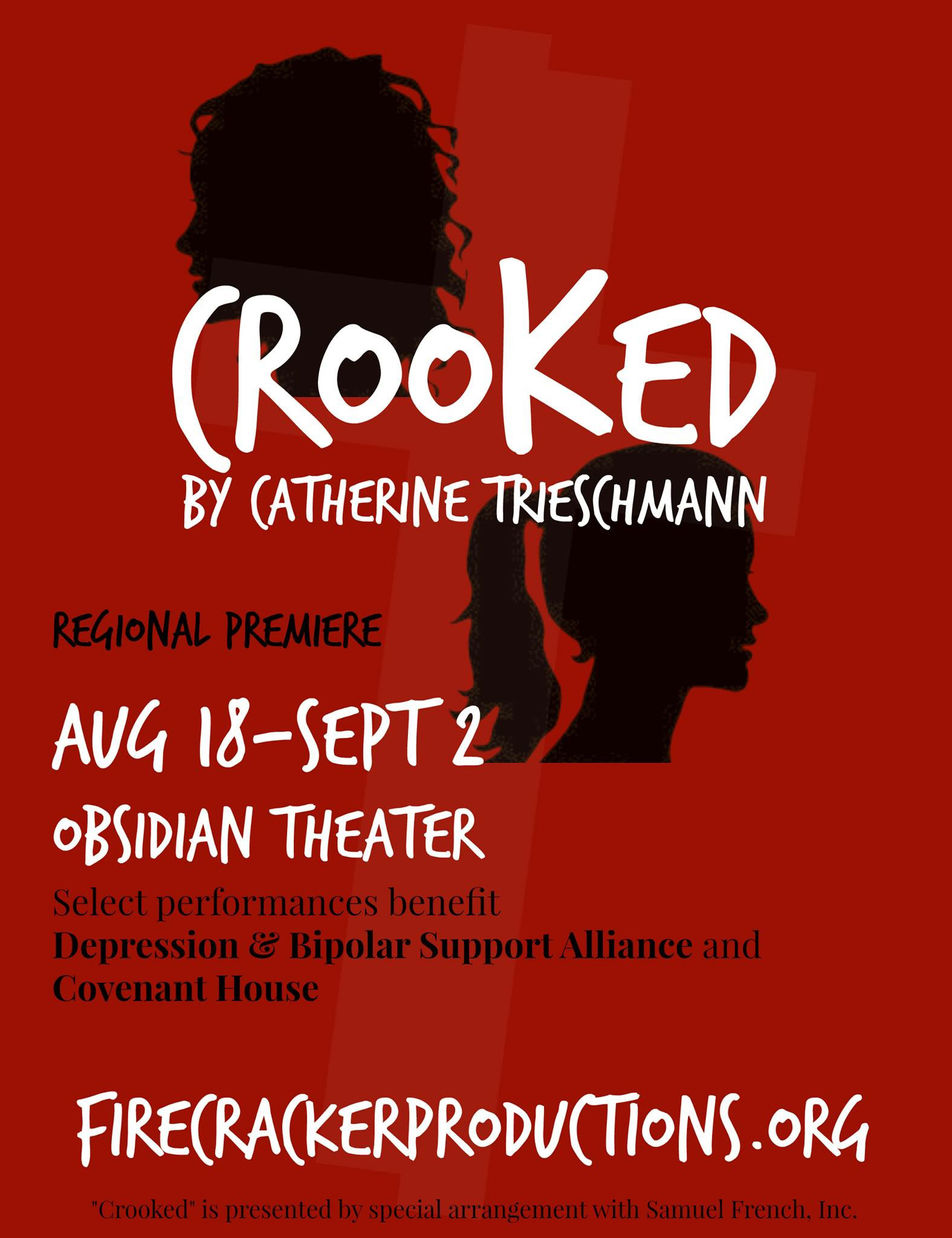 Review: There are axes to grind in Firecracker Production's Regional Premiere of CROOKED, at the Obsidian Theater. Image