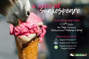 A TASTE OF SHAKESPEARE Opens 8/8 with Delicious Treats! Image