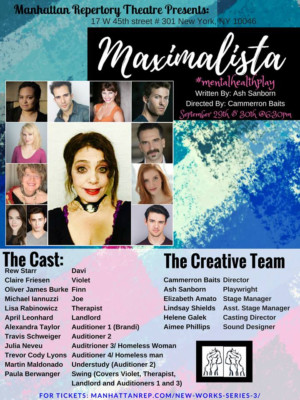 Manhattan Rep.'s MAXIMALISTA Plays Final Performance Tonight Image