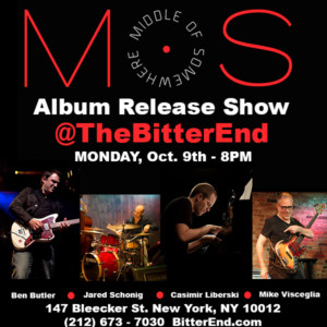 MIDDLE OF SOMEWHERE to Play Album Release Show at The Bitter End Image