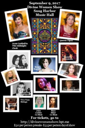 Star-Studded Roster Set for DIVINE WOMEN SHOW in Snug Harbor Image